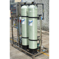 Ro Portable 250LPH dispositif d'usine de dessalement de l'eau chine traitement de l'eau de mer avec pompe récipient à pression PLC-1 an de garantie