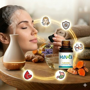 KWHB Turmeric Pure <b>Essential</b> Oil 5ml Herbal Extractor for Household Use Product form Thailand - Product Image 4