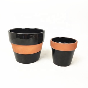 En gros Décoration De La Maison Fleur Succulente De Forme Ronde En Céramique Pots En <span class=keywords><strong>Terre</strong></span> <span class=keywords><strong>Cuite</strong></span> - Product Image 5