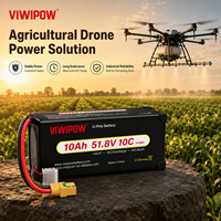 Baterai Drone LiPo 51.8V 10Ah 518Wh 14S1P 10C Khusus untuk Drone Pertanian, Drone Pemetaan, dan Drone Inspeksi UAV