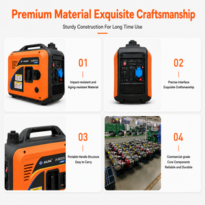 Générateur <span class=keywords><strong>Inverter</strong></span> <span class=keywords><strong>Silencieux</strong></span> Double Carburant JIALING 3500W <span class=keywords><strong>3000W</strong></span> GPL Essence Portable 230V pour Usage Domestique et Camping - Product Image 2