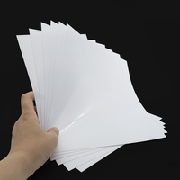 Feuille diffuseur de lumière LED d'usine OEM, feuille en plastique brillant en PVC blanc