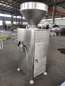Embutidora de salchichas industrial, picadora de carne, máquina neumática de llenado automática de salchichas al vacío - Product Image 6