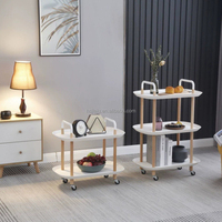 Carrito de cocina con diseño de moda, carrito de almacenamiento de frutas y verduras, carrito utilitario de 4 niveles, estante de almacenamiento rodante con isla de cocina