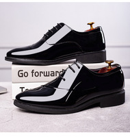 Chaussures habillées et de mariage pour hommes, à lacets, à bout fermé, légères et respirantes