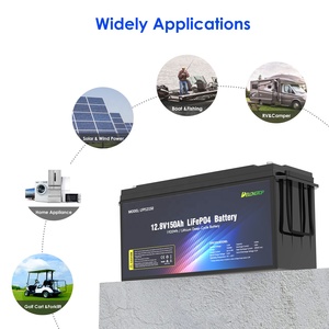 Meilleures ventes États-Unis Allemagne Royaume-Uni Canada Batteries solaires marines 12V à décharge profonde Batteries lithium-ion 12V 150Ah LFP12300 12V Lithium - Product Image 6