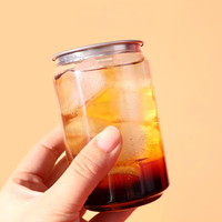 Vente en gros de 250ml boîtes en plastique vides transparentes à ouverture facile bouteille de jus de soda pour emballage de boisson gazeuse