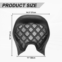 Asiento de conductor personalizado, asiento cómodo de conductor de alta calidad con romboide negro para Can Am Ryker 600 900 Sport Rally Edition 2019-2024