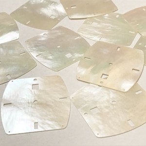 Natuurlijke witte parelmoer wijzerplaten rechthoekige MOP schelp wijzerplaten horloge wijzerplaat onderdelen voor horloge maken groothandel - Product Image 4