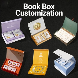 Scatola Regalo per Gioielli Personalizzata Stile Libro Sottile con Chiusura Magnetica, Goffratura e Finitura UV, Design Quadrato in Cartone Ecologico - Product Image 2