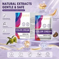 QKDS OEM Vente en gros Shampooing colorant noir pour cheveux, coloration rapide en 5 minutes, anti-cheveux gris, sans ammoniaque, sans tache sur la peau