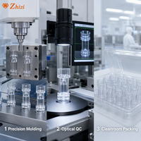 Cuvette d'échantillon en plastique de chimie de laboratoire Cuvette de réaction jetable pour l'analyseur biochimique Mogular