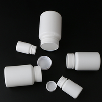 Bouteilles de bocaux en capsules HDPE à large ouverture de qualité alimentaire 15ml 20ml 30ml 50ml 80ml 100ml 150ml Tablettes de médicaments Bouteilles d'emballage de pilules