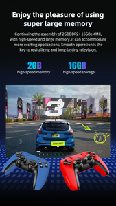 แท่งควบคุมไร้สายแบบคู่พรีเมี่ยมของแท้ H618รีโมทคอนโทรลเสียง8K Android 14 BT ควบคุมเกม2GB 16GB - Product Image 3