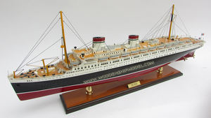 SS REXX bateaux de croisière en bois de style européen modèle nouveauté artisanat paquebot cadeau GIA CO. LTD NHEIN CS0096P - Product Image 3