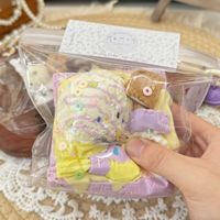 Jouet à presser en argile sèche en forme de crème de toast épaisse, en silicone de qualité alimentaire, jouet anti-stress souple pour la décompression, pour l'artisanat DIY et les jeux d'imitation