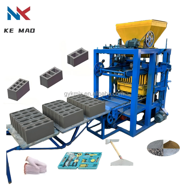 Factory's Best-selling 4-26 Multifunctional Brick Making Machine High Production Efficiency Block  Making Machine