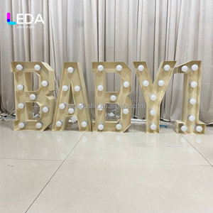 Letras LED Personalizadas Modernas con Color y Tamaño a Medida para Bodas, Cumpleaños y Fiestas Infantiles - Decoración Interior/Exterior - Product Image 2