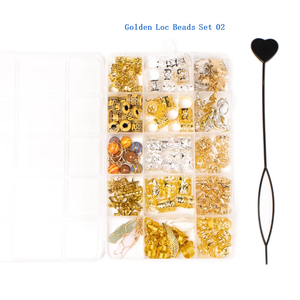 Jiffy <span class=keywords><strong>cheveux</strong></span> perles <span class=keywords><strong>bijoux</strong></span> Dreadlocks cristal métal bobines anneaux or argent pendentifs tresse manchettes Clips Tube perle tresse accessoires - Product Image 1