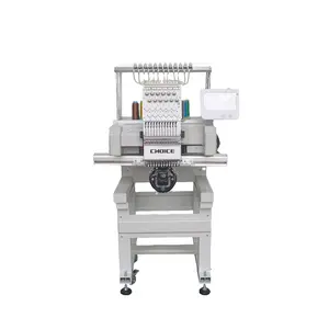 Gc-0901e Good Quality Machine Sewing Computerized Apparel Machinery 9 Needle Single Head Embroidery Machine With Parts Device