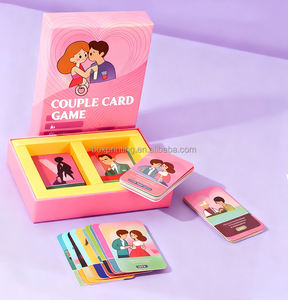 <span class=keywords><strong>Jeu</strong></span> de cartes personnalisé de luxe pour couples, amusant pour les soirées, avec boîte cadeau rigide, fabriqué en usine d'impression - Product Image 3