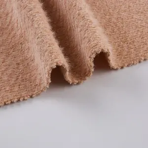 New arrival custom GRS recycling polyester nylon knitted brushed micro twill chenille fabric for garments