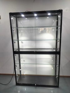 Hợp kim nhôm khung kính <span class=keywords><strong>Showcase</strong></span> cửa trượt hiển thị thắp sáng kính TỦ TRƯNG BÀY - Product Image 5