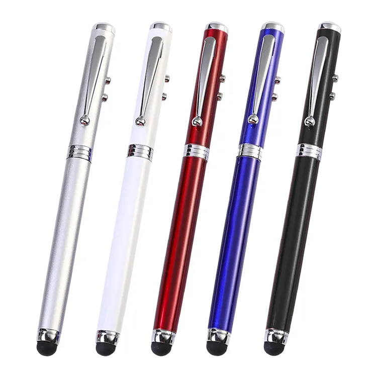 Wholesale personalized Stylus Ball Point Gel Pen Writing Metal Aluminum Ballpoint pens with custom logo
