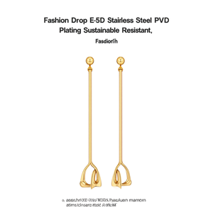 Pendientes de Moda, Acero Inoxidable 316L, Baño de Oro PVD, Sostenibles y Resistentes - Product Image 2