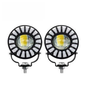 ไฟสปอร์ตไลท์ AngelEye ชิป 3570 มินิ RGB เลนส์มอเตอร์ ไฟตัดหมอก 30W 12V หลอด H4 3000LM หลายสี ใช้ได้กับรถยนต์ทั่วไป ไฟเสริม - Product Image 2