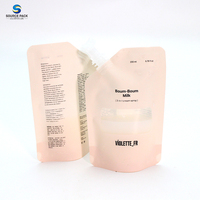 Sacs d'emballage personnalisés rechargeables sans BPA, pochettes en plastique pour liquide, avec bec debout, nouvelle collection