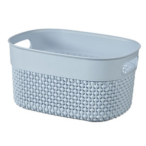 CURVER STONE LIGHT BLUE 3.5LT 23.5X17.5X12CM PANIER EN PLASTIQUE FEOUILLETÉ - Product Image 1