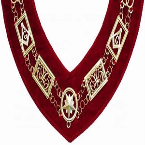 Chaîne de collier maçonnique Rite Écossais avec ailes et logo personnalisé, bijoux, prix de gros 2026 - Product Image 3