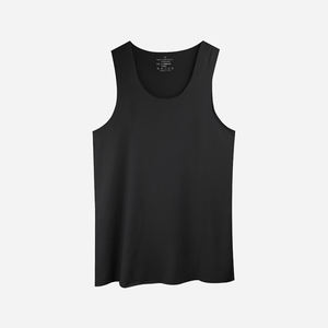 Camiseta sin Mangas Deportiva de Verano para Hombre, Personalizable con Logotipo, de Seda Helada, Transpirable, Ligera, Cuello Redondo, Camiseta Interior, Capa Base - Product Image 4