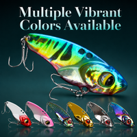 Leurre vibrant Vib Lure Thin-backed Rattlesnake, crankbait longue portée, minnow, appât artificiel dur, spécial pour la pêche au lancer et au jigging, équipement de pêche