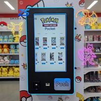 Máquina Expendedora de Tarjetas Coleccionables Montada en la Pared con Pantalla Publicitaria, Acepta Pago sin Efectivo con SDK Integrado