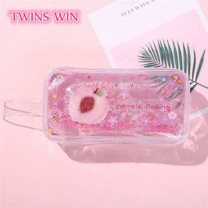 Creativo del <span class=keywords><strong>gatto</strong></span> di stampa di paillettes Sabbie Mobili a buon mercato sacchetto della penna cassa di matita del capretto per la ragazza 1342 - Product Image 2