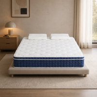 Matelas à double fermeté avec ressorts ensachés individuellement, résistant au relâchement après une utilisation prolongée