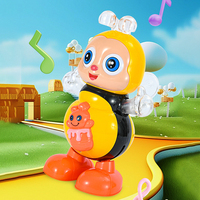 Juguetes Educativos Longxi para Niños, Muñecos de Peluche Electrónicos con Diseño de Abeja de Dibujos Animados, para Niños de 4, 5 y 6 Años