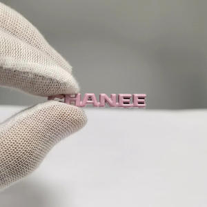 Accesorio de Letra Inglesa de Metal con Textura Minimalista, 35*5mm - Arco Plano y Versátil para Decoración del Cabello y Fundas de Teléfono - Product Image 3