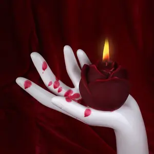 Factory Low Temperature Adult Body Candle SM Flower Soy Wax Candle For Sexy Game
