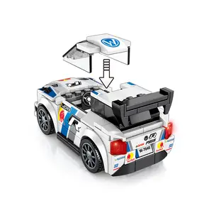 1000pcs 메가 블록 레이스 자동차 빌더 블록 세트 빌딩 블록 벽돌 장난감 자동차