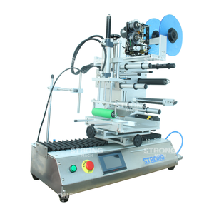 Máquina Etiquetadora Semiautomática de Escritorio, Aplicadora de Etiquetas Adhesivas para Botellas Cuadradas Planas, a Bajo Precio - Product Image 2