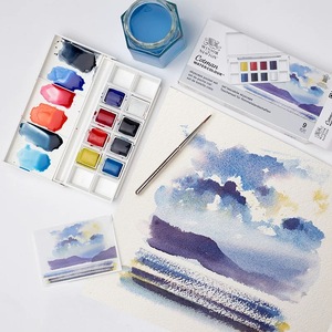 <span class=keywords><strong>Winsor</strong></span> <span class=keywords><strong>Newton</strong></span> Cotman Acuarelas 12 Embalaje suelto personalizable para pintar lienzo <span class=keywords><strong>Papel</strong></span> de vidrio para entusiastas del arte Aceite - Product Image 2