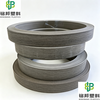 Bande de chant PVC écologique en vrac pour usine, service OEM personnalisé, bande de chant PVC flexible résistante à l'eau pour panneaux de particules
