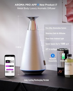 Diffuseur <span class=keywords><strong>d</strong></span>'huiles essentielles de bureau, cadeau de Noël, télécommande, mode de diffusion, mode de minuterie, lumière ambiante, rechargeable sans fil, <span class=keywords><strong>parfum</strong></span> - Product Image 6