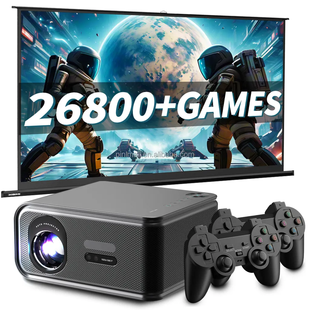 600 Ansi Lumen Beste Nieuwe 4K Projector Hd 1080 Ai Proyector Android Wifi Draagbare Lcd Video Led Projector