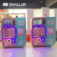 SHALLxR ब्रिटेन मनोरंजन पार्क द्वार मानवरहित यांत्रिक कैंडी कपास बच्चों के लिए वेंडिंग मशीन