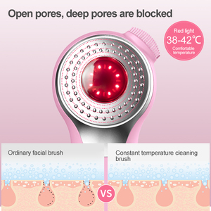 Electric Facial Cleansing Brush IPX7 Waterproof Rechargeable Exfoliating and Massaging Silicone <strong>Face</strong> <strong>Scrubber</strong> - Product Image 5