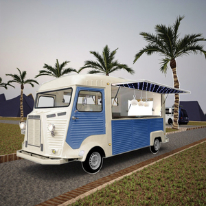 Dapat disesuaikan Makanan Cepat Mobile truk makanan baja nirkarat Fiberglass Jalan makan mobil dengan jus kopi es krim kios - Product Image 1